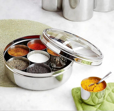 RAWAT Spice Set Steel, Stainless Steel, Glass(1 Piece)