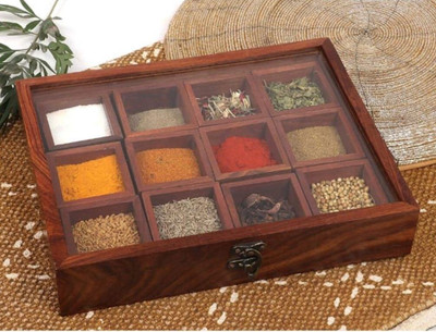 RK Handicraft Spice Set Wooden(1 Piece)
