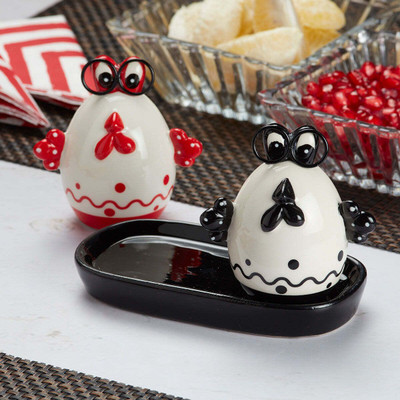 Kookee Salt & Pepper Set Ceramic(2 Piece)