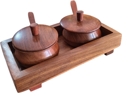 aditri crafts Salt & Pepper Set Wooden(1 Piece)