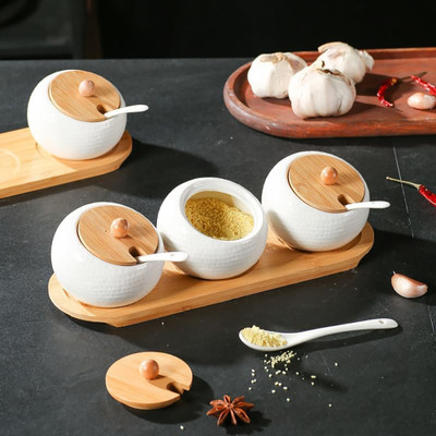 Kitcheniqa Spice Set Ceramic(3 Piece)