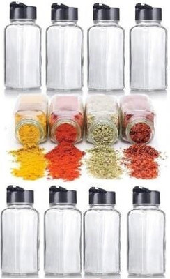 STARKENDY Salt & Pepper Set Glass, Plastic(8 Piece)