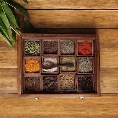 Unique Arts Shoppee Spice Set Wooden(1 Piece)