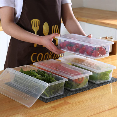 Bimex Plastic Fridge Container  - 1500 ml(Pack of 4, Multicolor)