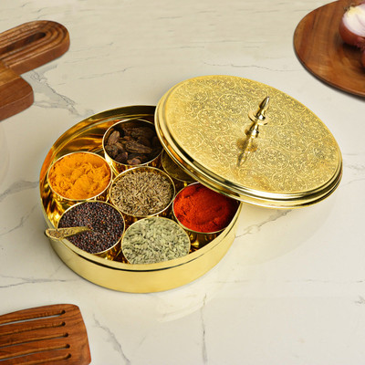 StyleMyWay Spice Set Brass(1 Piece)