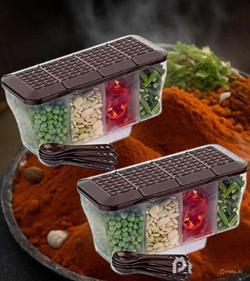 Shiv Enterprise Spice Set Plastic(2 Piece)