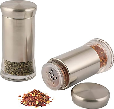 YOMITH Salt & Pepper Set Stainless Steel, Glass(2 Piece)