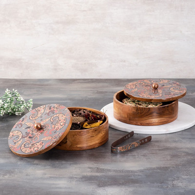 nestroots Spice Set Wooden(2 Piece)