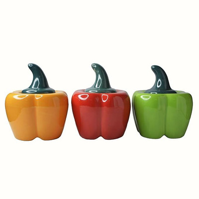 The Kumhar Kala Seasoning Shaker Set Ceramic(3 Piece)