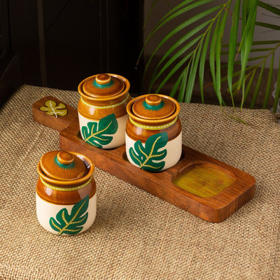 ExclusiveLane Spice Set Ceramic(3 Piece)