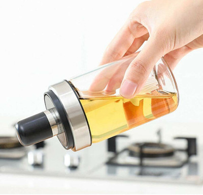 PRATYANG Oil & Vinegar Set Glass, Plastic(1 Piece)