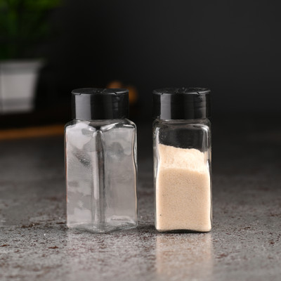 AFAST Salt & Pepper Set Glass, Plastic(2 Piece)