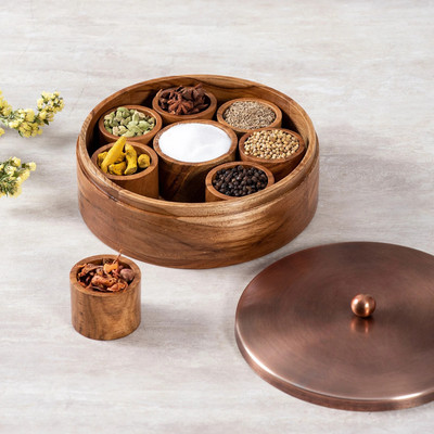 nestroots Spice Set Wooden, Iron(1 Piece)