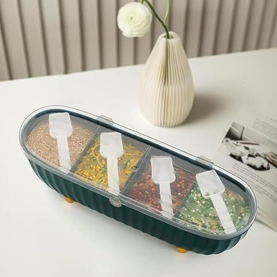 UmiyaFb Plastic Fridge Container  - 200 ml(Multicolor)