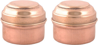 Shivshakti Arts Copper Utility Container  - 20 ml(Pack of 2, Brown)