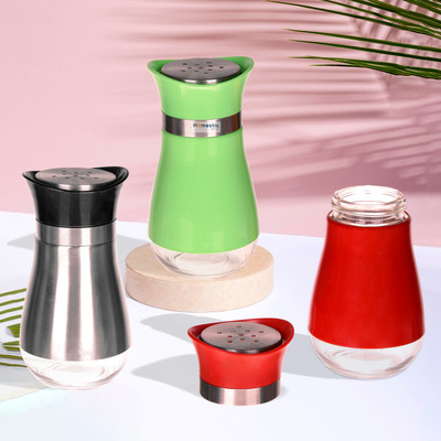 HOMESTIC by Kuber Industries Salt & Pepper Set Stainless Steel(3 Piece)