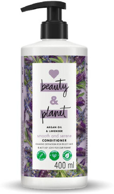 Love Beauty And Planet Argan Oil and Lavender Paraben Free Smooth and Serene Conditioner(400 ml)