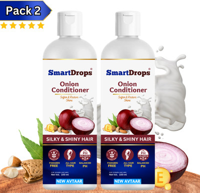 smartdrops Onion Hairfall Control Conditioner for Hair Growth and Damage Control(200 ml)