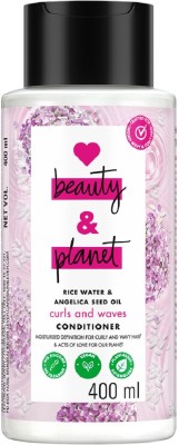 Love Beauty And Planet Rice Water & Angelica Seed Oil Silicone Free Conditioner for curly & wavy hair(400 ml)