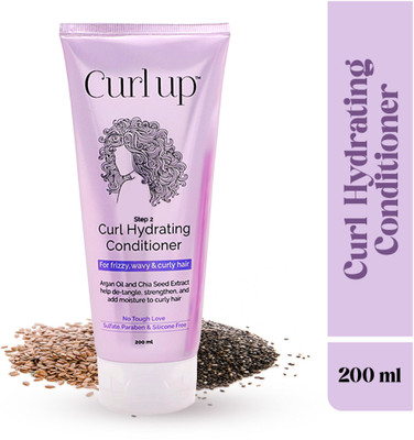CURL UP Curl Hydrating Conditioner | Silicone Free | For Frizzy, Wavy & Curly Hair(200 ml)