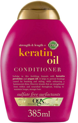 ogx Keratin Oil Fortifying Conditioner with Argan Oil,Paraben-Free & Sulfate free(385 ml)