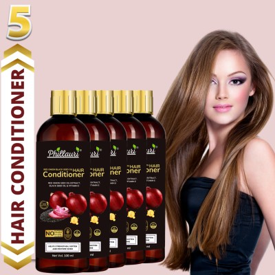 Phillauri Onion Conditioner with Black Seed for Dull, Dry & Frizzy Hair(500 ml)