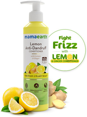 Mamaearth Lemon Anti-Dandruff Conditioner with Lemon & Ginger for Soft & Smooth Hair(250 ml)