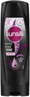 SUNSILK hair conditioner 177mls Stunning black shine(177 ml)