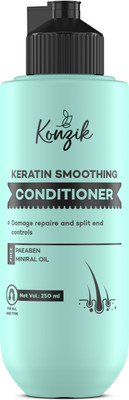 Konzik Keratin Smooth Conditioner for Damage Repair and Split End Control(250 ml)