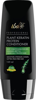 Iba Professional Plant Keratin Protein Conditioner - No Sulfates, No Parabens, Deep Conditioning for Dry, Frizzy, Damaged Hair(125 ml)