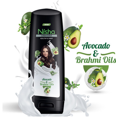 Nisha Healthy & Shiny Conditioner, 180ml Black(180 ml)