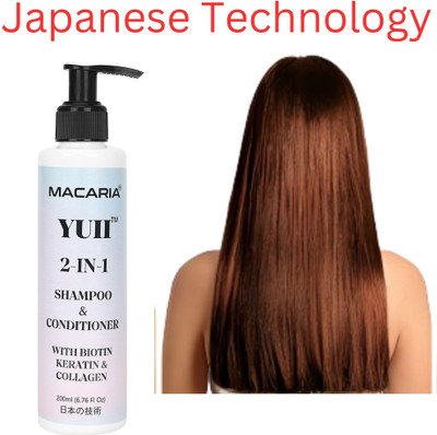 MACARIA Yuii biotin shampoo By Japanese Technology(200 ml)