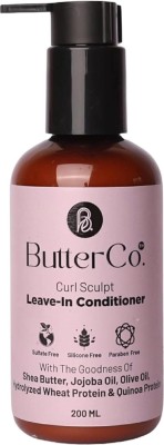 ButterCo. curl Sculpt Leave In Conditioner For Curly Hair 3X Frizz UV Protection Enriched(200 ml)