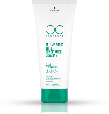 Schwarzkopf Professional Bonacure Volume Boost Jelly Conditioner With Creatine - For Fine Hair(200 ml)