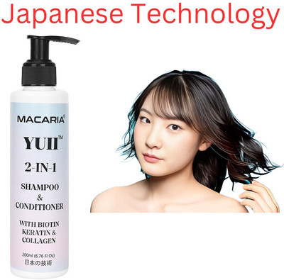 MACARIA Biotin Shampoo and Conditioner for Hair Growth Free Paraben & Sulfate(200 ml)