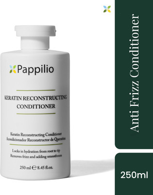 Pappilio Keratin Reconstructing Conditioner | Sulfate-Free | Frizz & Damage Repair(250 ml)