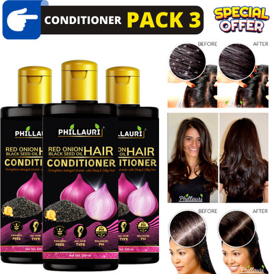Phillauri Red Onion With Black Seed Oil Ultimate Hair Care Conditioner(300 ml)