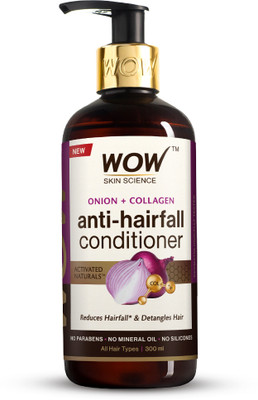 WOW SKIN SCIENCE Onion & Collagen Anti-Hairfall Conditioner |New & Improved Formulation(300 ml)