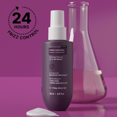 BARE ANATOMY Anti-Frizz Leave In Conditioner | Deep Conditioned Hair For 24 hrs(150 ml)