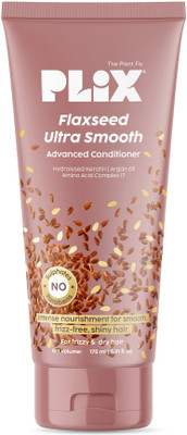 The Plant Fix Plix Flaxseed Ultrasmooth Advanced Conditioner | For Smooth Hair | Controls Frizz(175 ml)