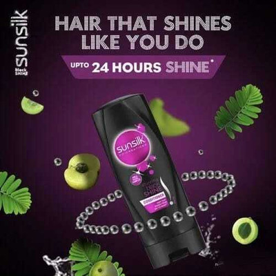 SUNSILK conditioner 178ml Stunning black shine(178 ml)