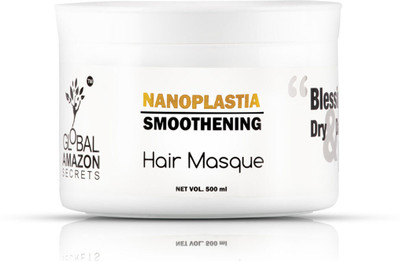 Global Amazon Secrets Nanoplastia Smoothening MASK to support Scalp with BioKeratin & Omega 3(1 L)