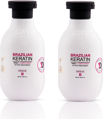 Global Amazon Secrets brazilian keratin conditioner for frizzy & sulfate free(Pack of 2)(500 ml)