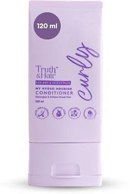 Truth & Hair Hydro Nourish Conditioner for Curly Hair | Enriched with Aloe Vera Extract(120 ml)