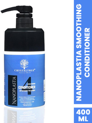 CRYSTALTREE Nanoplastia Luxe Smoothing Conditioner Post Treatment Frizz Control Shine 400ml(400 ml)