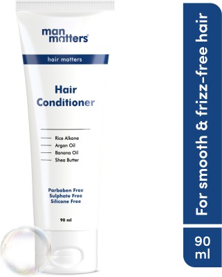 Man Matters Hair Conditioner | For Nourished & Frizz-Free Hair | Silk Protein, Argan Oil(90 ml)