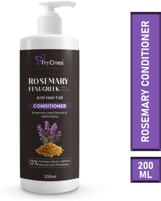 Tryones Rosemary Conditioner With Biotin-Anti Hair Fall Formula For All Hair Types(200 ml)