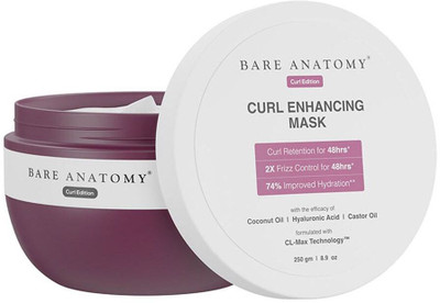 BARE ANATOMY Curl Enhancing Hair Mask | Smoothens & Conditions Hair With Curl Retention(250 g)