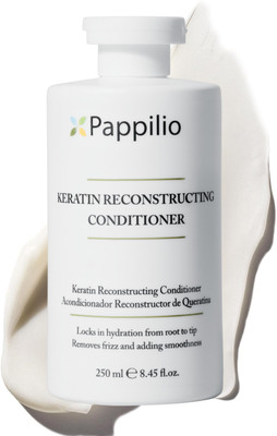 Pappilio Keratin Reconstructing Conditioner | Sulfate-Free | Frizz & Damage Repair(250 ml)