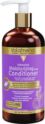 Volamena Intensive Moisturizer Hair Conditioner- 300ml, for Dry & Damaged Hair, Hair Loss Prevention, Prevents Breakage Luxurious Soft Shinier Hair, Deep Nourishment for Men/ Women(300 ml)